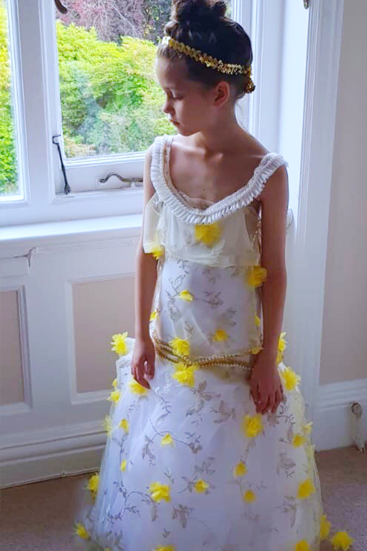 Ranunculus Couture Dress by Miashan - Beautiful hand crafted high fashion for girls